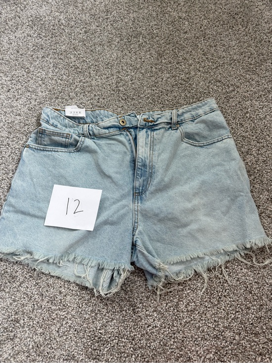 Cotton On Pants - Cotton On Light Blue Frayed Hem Denim Shorts